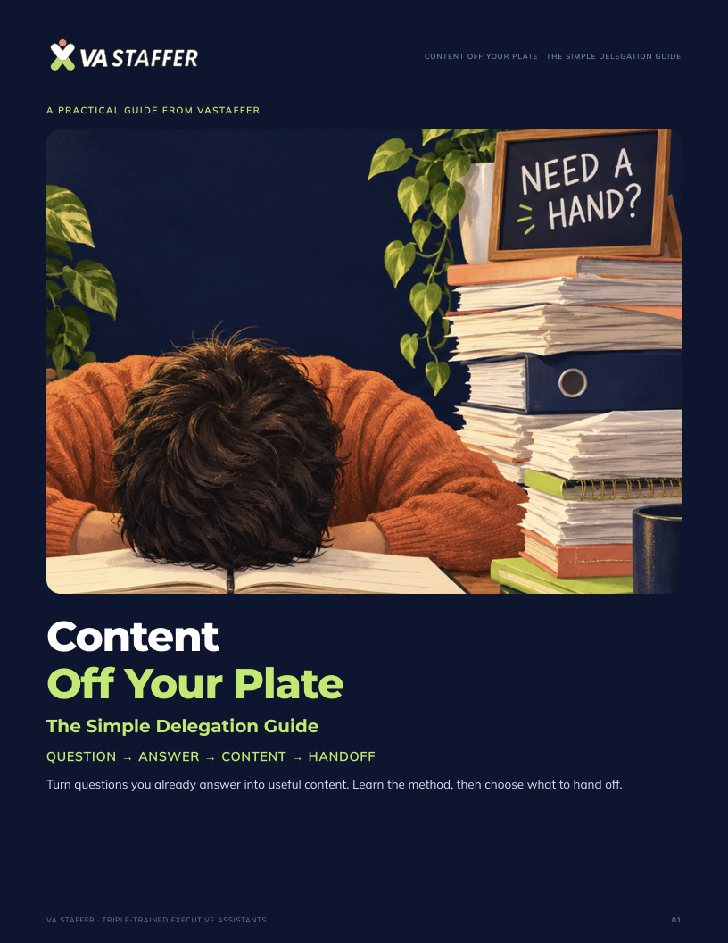 Content Off Your Plate: The Simple Delegation Guide